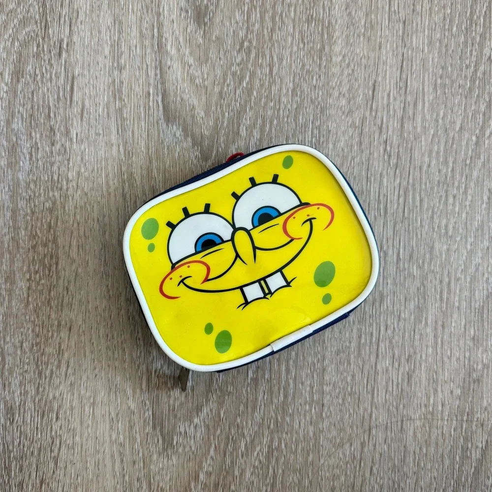 SpongeBob SquarePants Small Zippered Pouch Yellow Blue Global Design Concepts